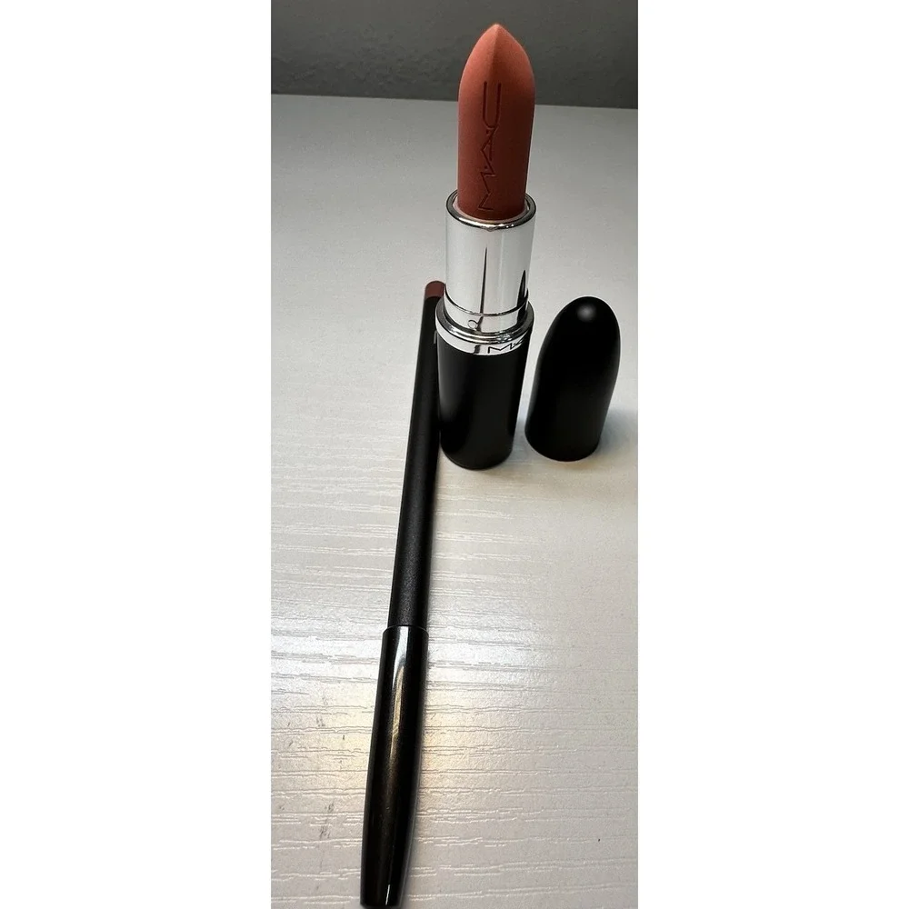 MAC Ximal Lip Duo Set Full Coverage Lipstick/ Lip Liner Spice & Velvet Teddy NIB